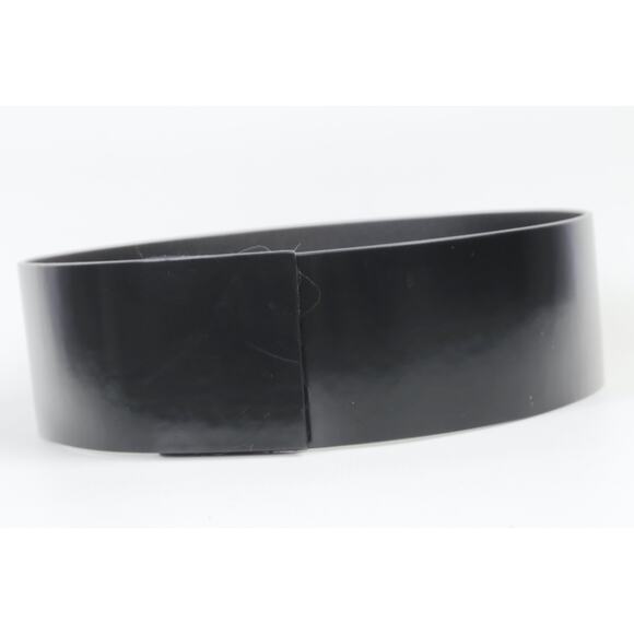 Viktor & Rolf Belt Black Leather Wide Waist Cinch Buckleless Size M Italy $400 main image 9
